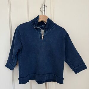 Rudy Jude Kids Half Zip Sweatshirt Indigo